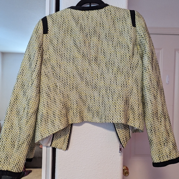 Banana Republic zip up tweed blazer jacket - Picture 5 of 5